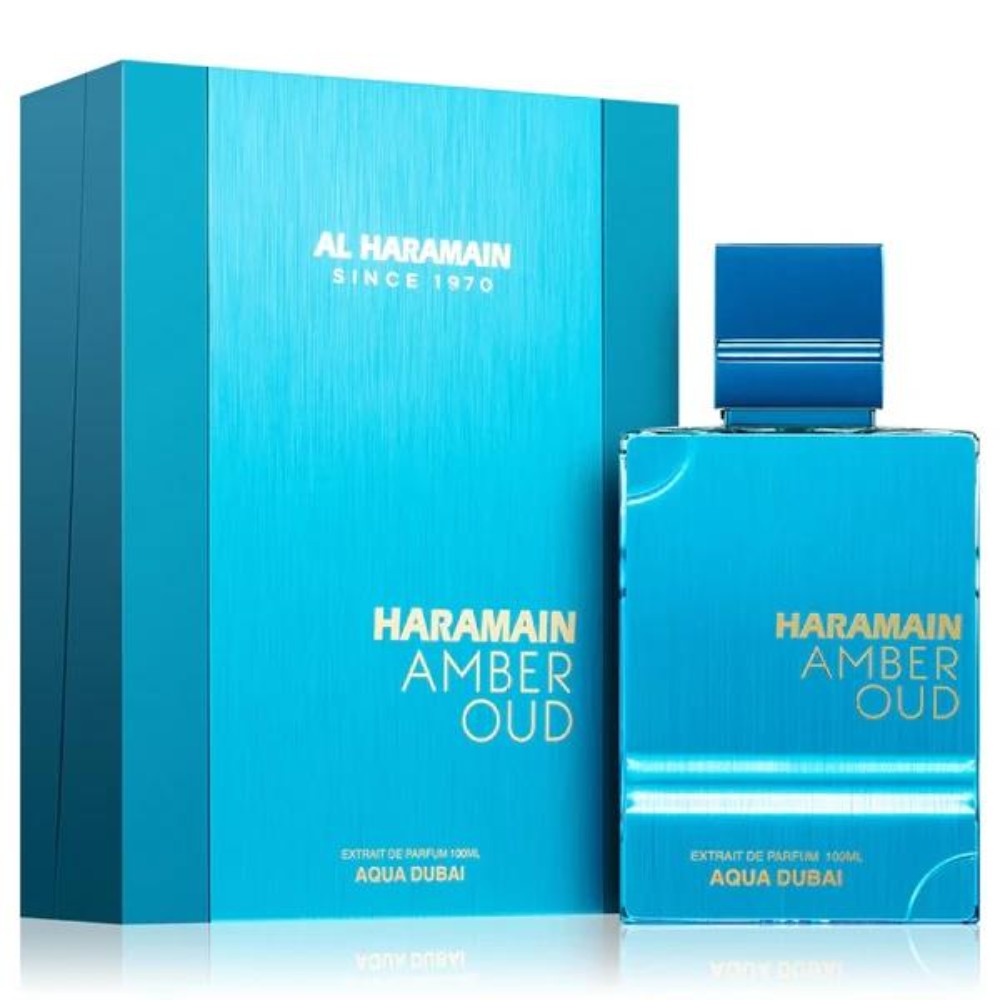 Al_Haramain 100ml Amber Oud Aqua Dubai Extrait De Parfum