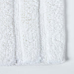 Spa Supreme Luxury Bath Mat | Bath  Pedestal Set | White