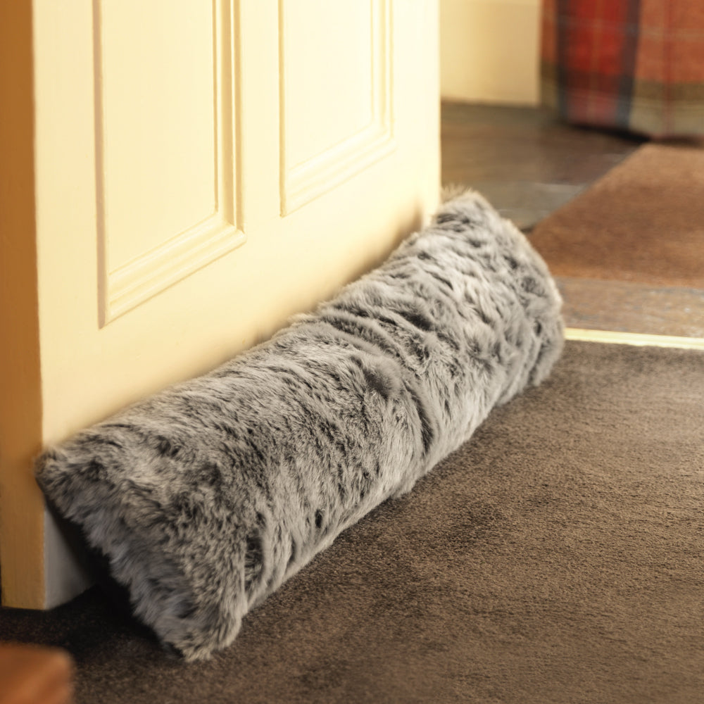 Decorative Faux Fur Draught Excluder