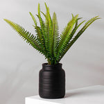 Black Vase Planter 13 X 13 X 14cm Blackblack