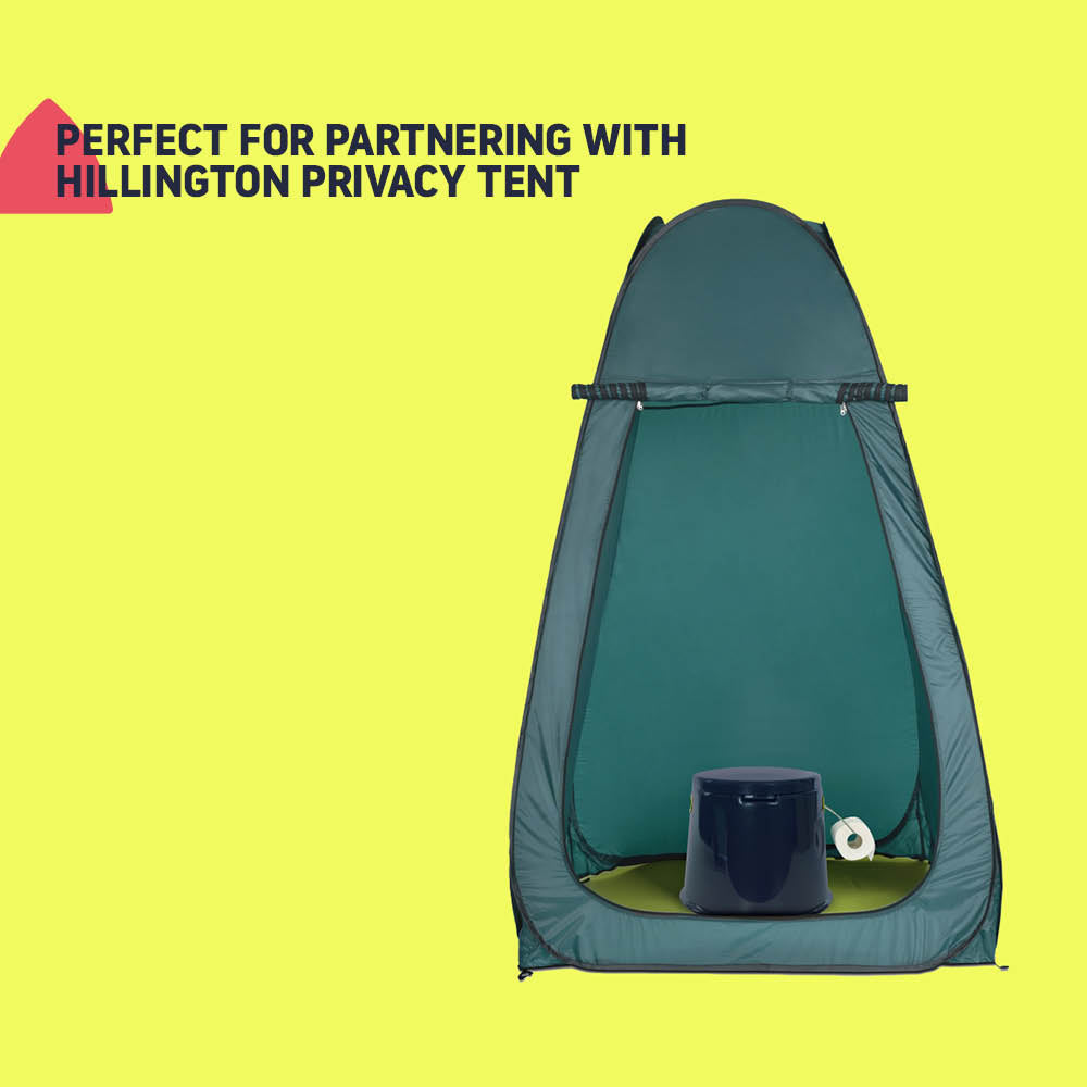 Hillington Portable Outdoor Toilet With Lid