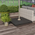 4pc Fillable Parasol Base, Up To 120kg, Sand/water