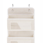 5-pocket Over The Door Non-woven Fabric Organizer – Hanging Storage Solution For Closet