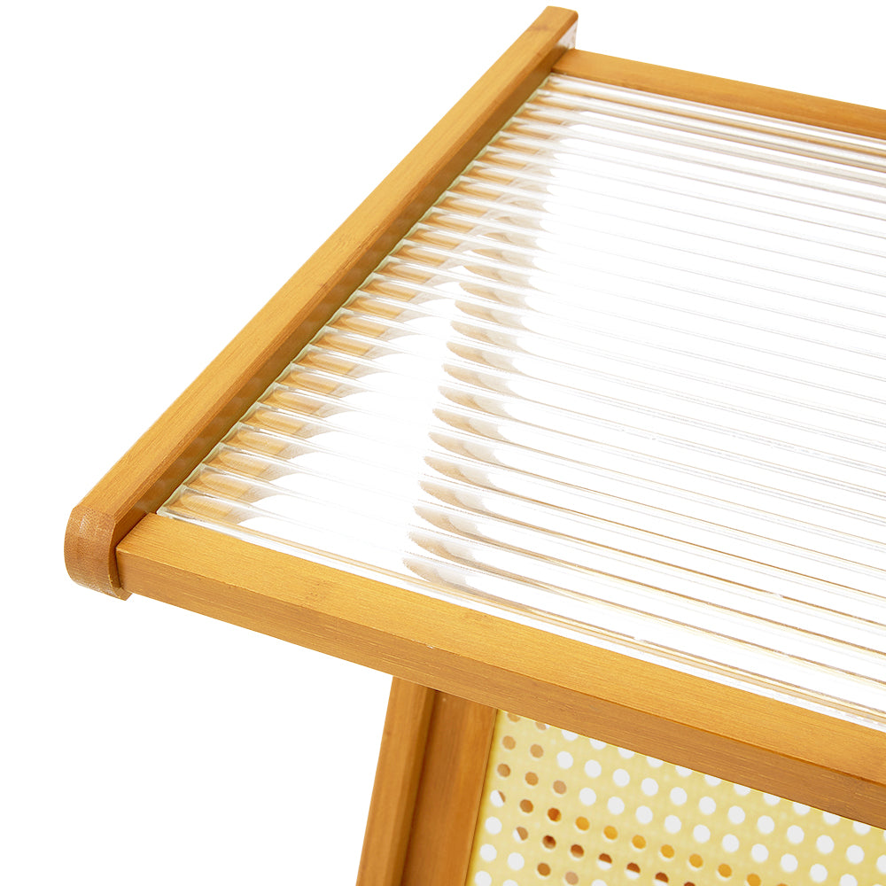 Breeins Small Bamboo End Table