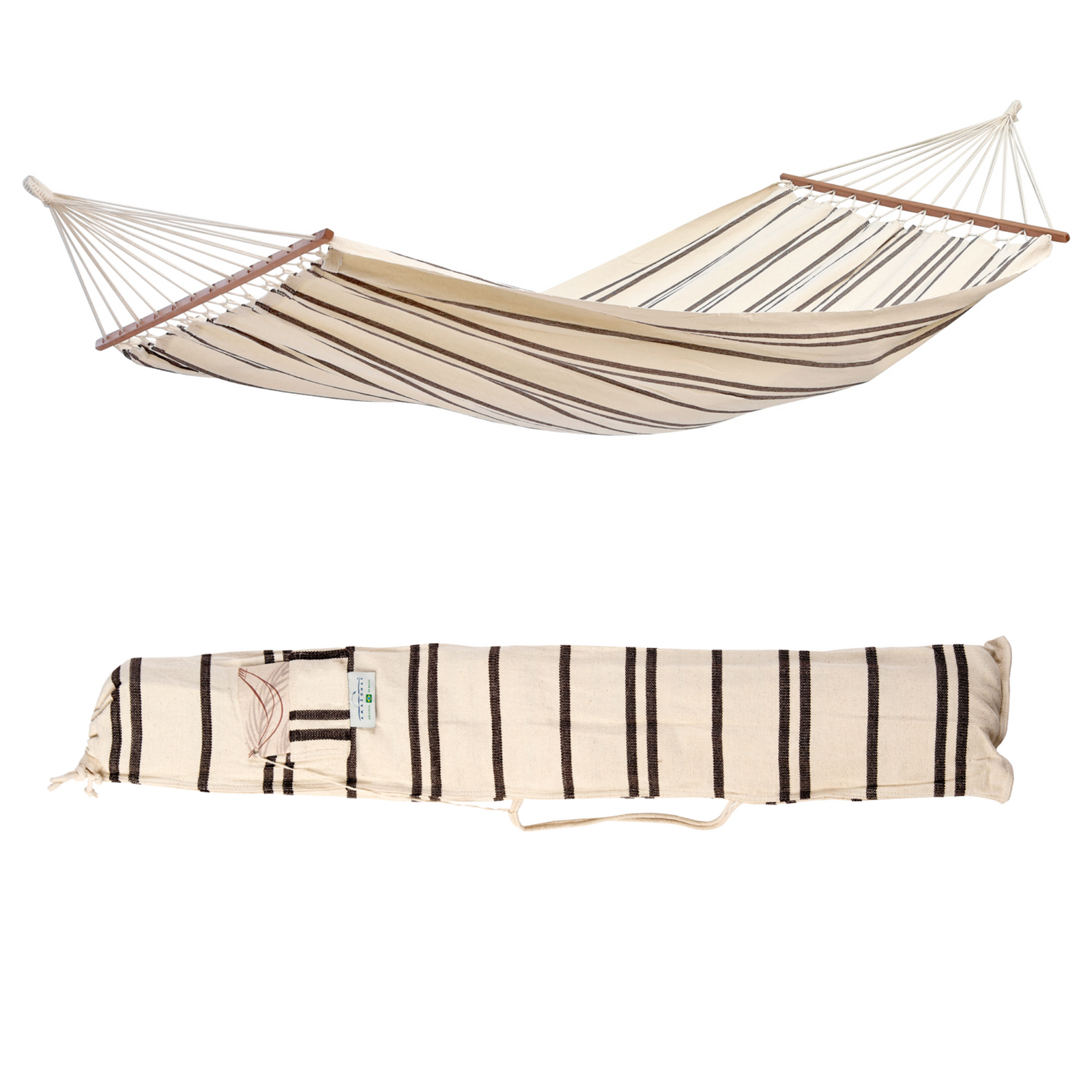 Brasilia Cappuccino Double Garden Hammock