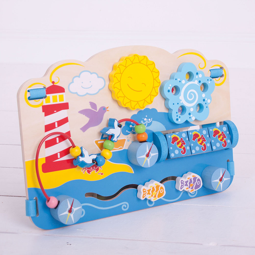 Wooden Marine Activity Centre, Can Be Attached To Cots