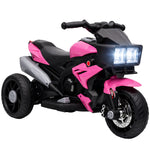 Kids Electric Motorcycle Ride-on Toy W/ High-traction Wheels | Pink