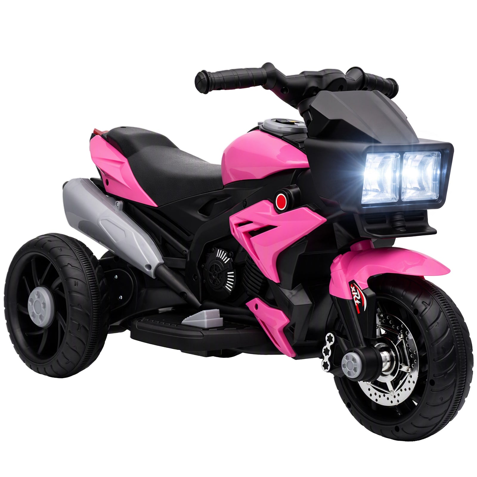 Kids Electric Motorcycle Ride-on Toy W/ High-traction Wheels | Pink