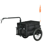 Bike Cargo Trailer With 65l Foldable Box | Black