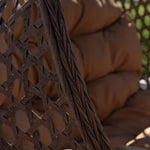 Alston Double Garden Hanging Egg Chair | Brown
