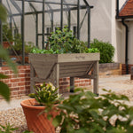 Raised Wooden Planter - Small Classic | Grey