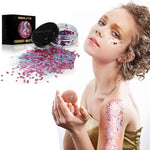 Envie Chunky Glitter Fairy 10ml Pot 5g Cosmetic Body Face Festival Purple Glam