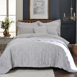 Versailles Jacquard Bedding – Delicate Detailing, Luxurious Comfort | Super King | Silver Grey