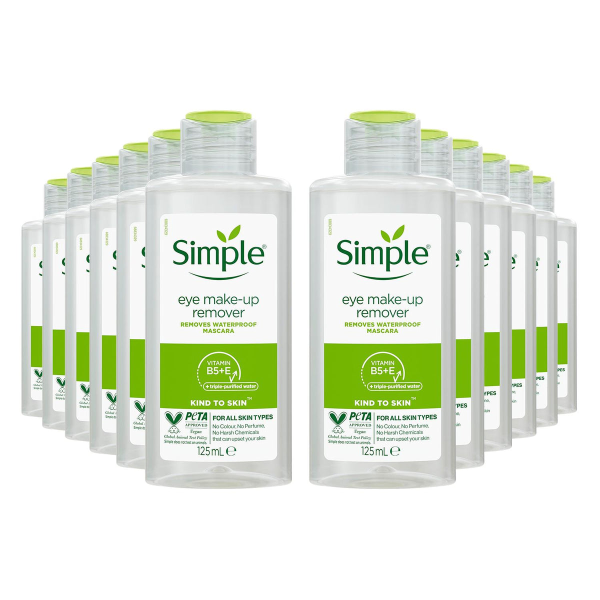 Kind To Skin Eye Make-up Remover 125ml, Pack Of 12 | Set of 12 | White