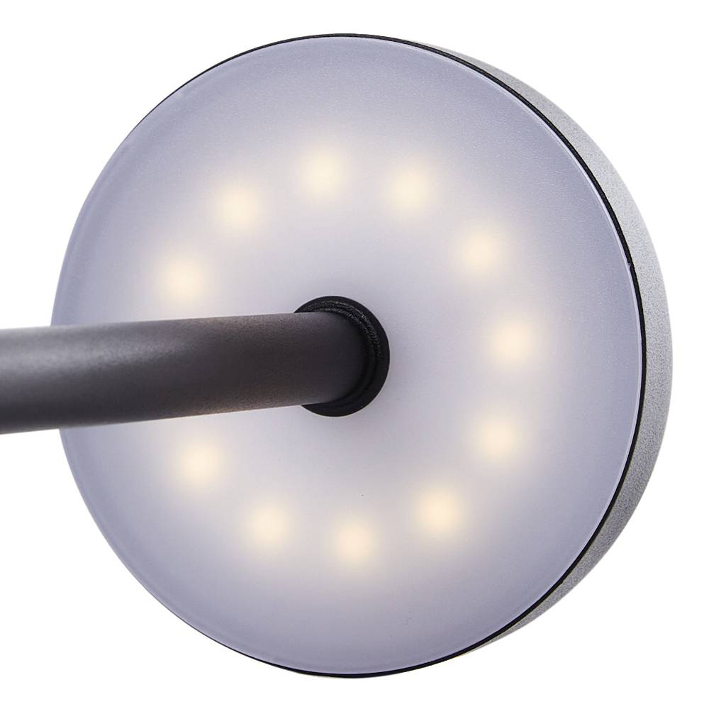 Breeins Industrial-style Rechargeable Dimmable Table Lamp Night Light