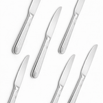 Cutlery Sets Stainless Steel 18/8 Dinner Knife 4pc Set Catering Papyrus