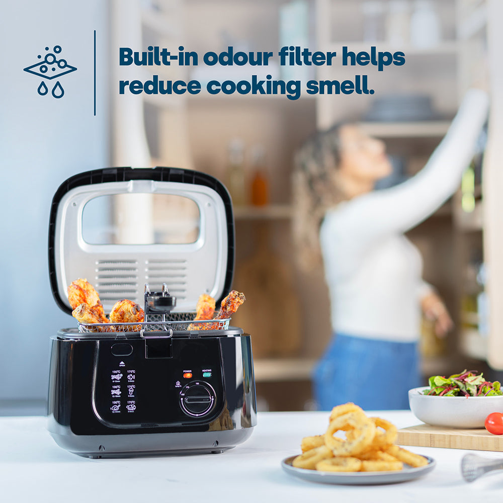 2.5l Electric Deep Fat Fryer - Black