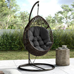 Thick Hanging Egg Swing Chair Seat Cushion | Black