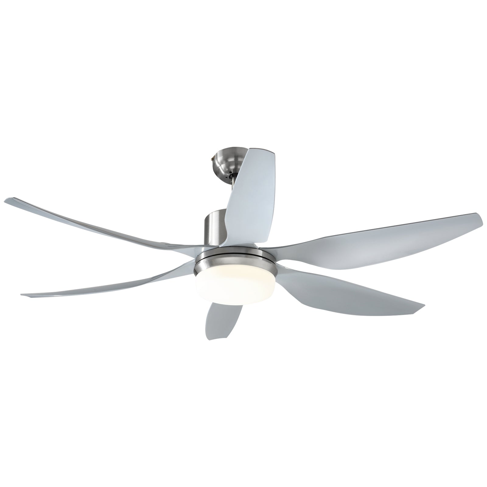 Reversible Ceiling Fan W/ Light, 6 Blades Indoor Led Fan