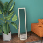 Full Length Mirror Farmhouse Wall Mirror Hanging | One Size | Gray