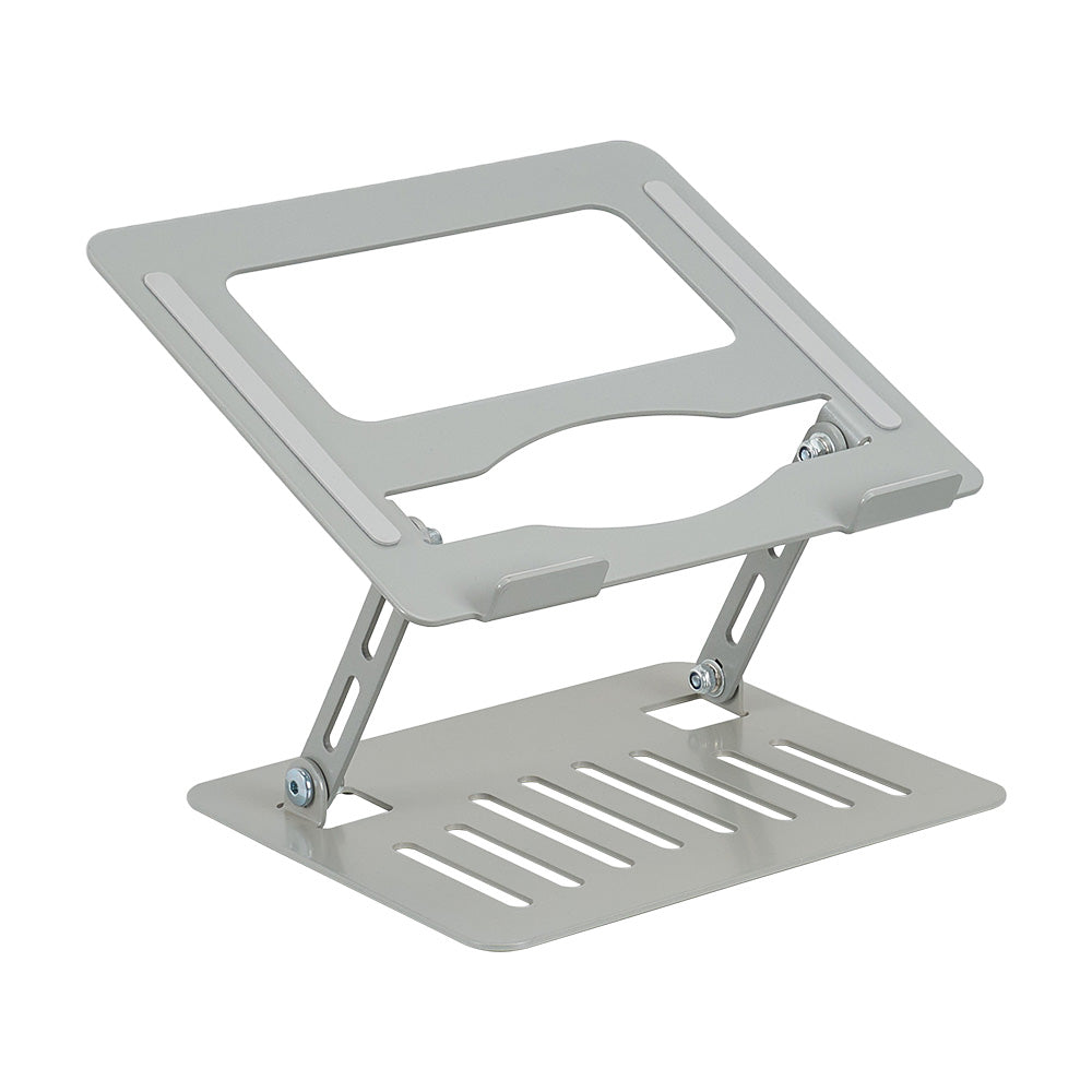 Aluminium Alloy Foldable Laptop Stand Adjustable, Portable & Ventilated Laptop Holder For 11 To 17 Inch Laptops | Silver