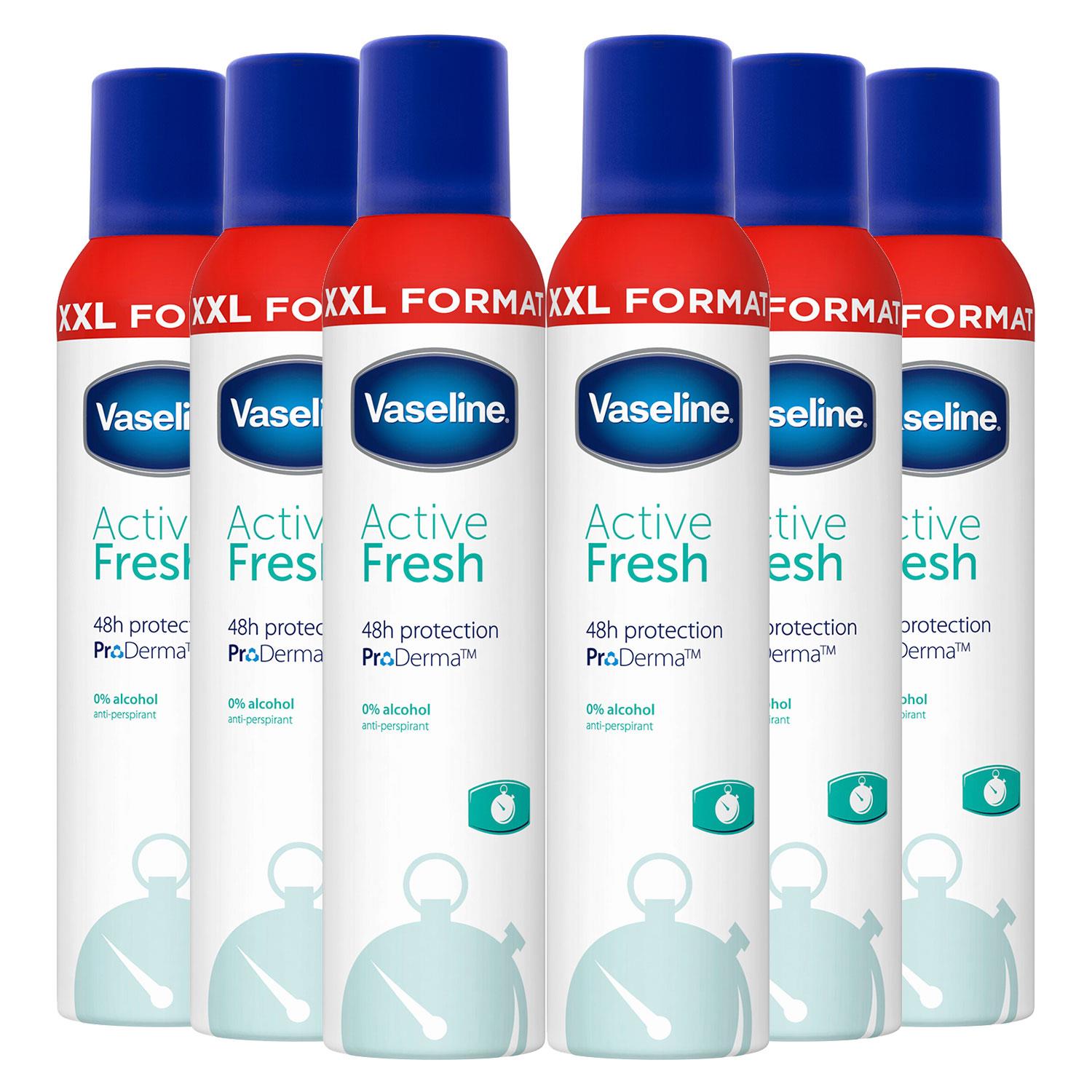 Proderma Anti Perspirant Deodorant For Women, Active Fresh, 6x250ml