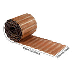 6m Corrugated Steel Garden Edging | Rust