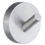Towel Hooks Wall Mounted Storage Non-rust Brass Core | Single | Brushed Chrome