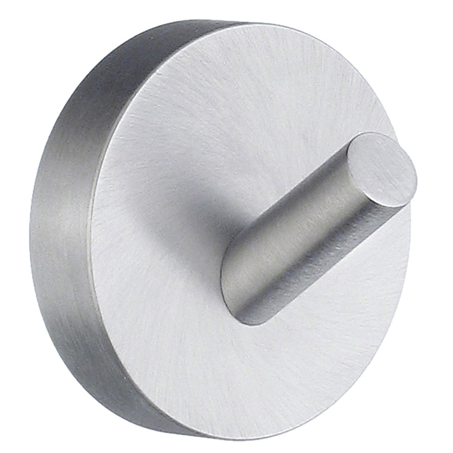 Towel Hooks Wall Mounted Storage Non-rust Brass Core | Single | Brushed Chrome