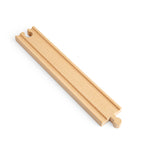 Pack of 12 Long Straight Track Pieces for Wooden Train Sets