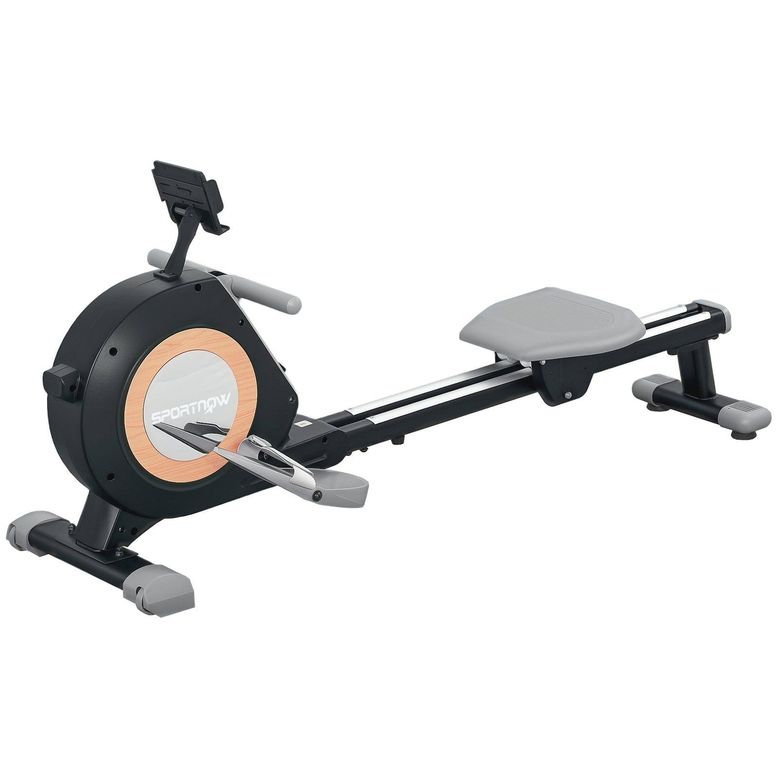 16-level Magnetic Rowing Machine W/ Lcd Monitor | Black