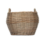 Wicker Antique Wash Stumpy Basket | Large | Brown