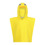 Childrens/kids Pebbles The Duck Hooded Towel | 1-3 Years | Yellow