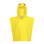 Childrens/kids Pebbles The Duck Hooded Towel | 4-6 Years | Yellow