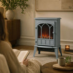 Electric Log Burner With Led Flame Effect 1000w/2000w