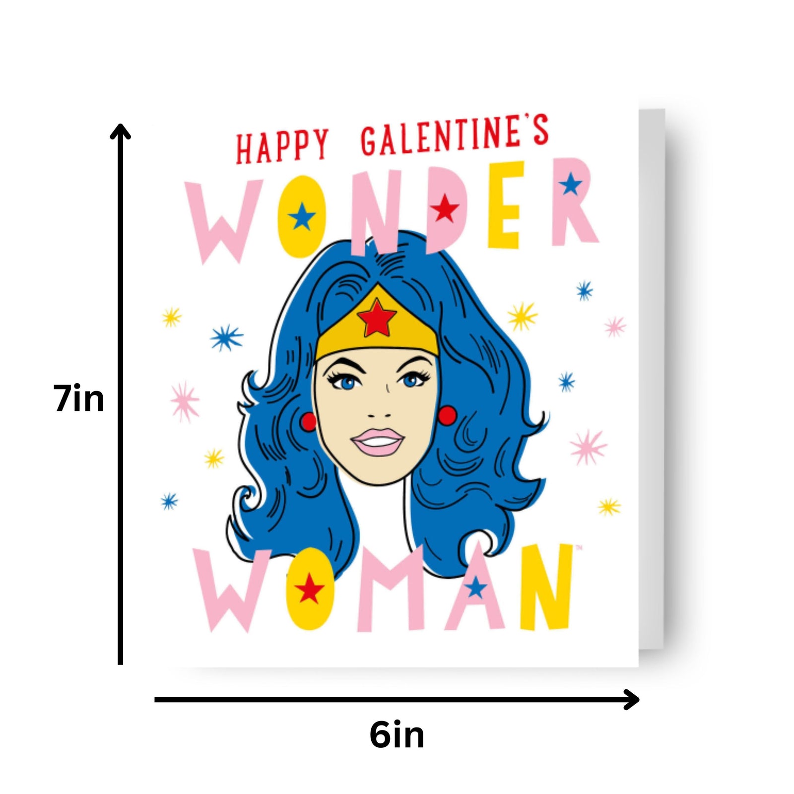Wonder Woman 'galentines' Valentine's Day Card Official Product
