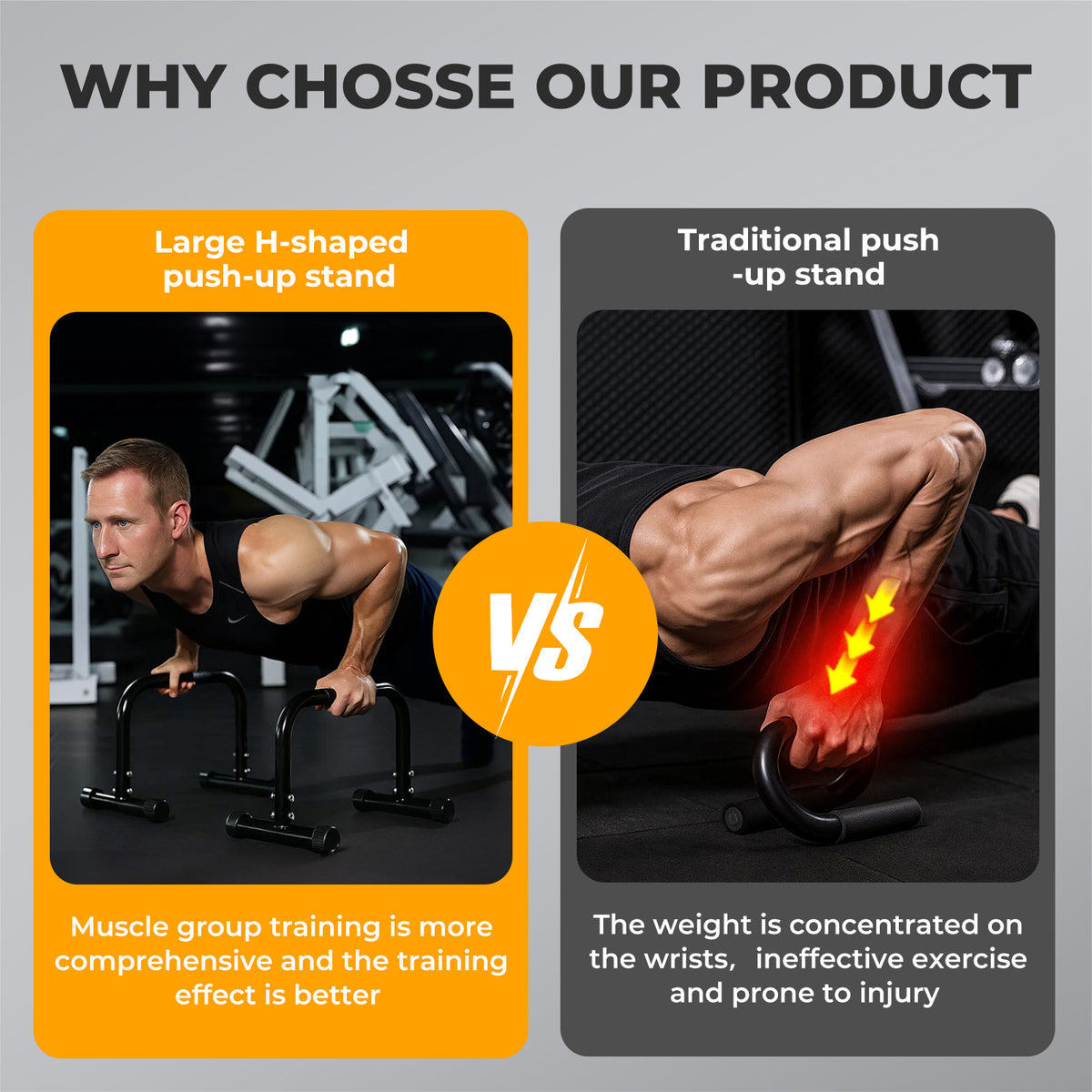 Centra Push Up Dip Bars Station Parallel Home Gym Parallettes Workout