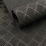 Round Bbq Floor Protection Mat | 100cm | Black