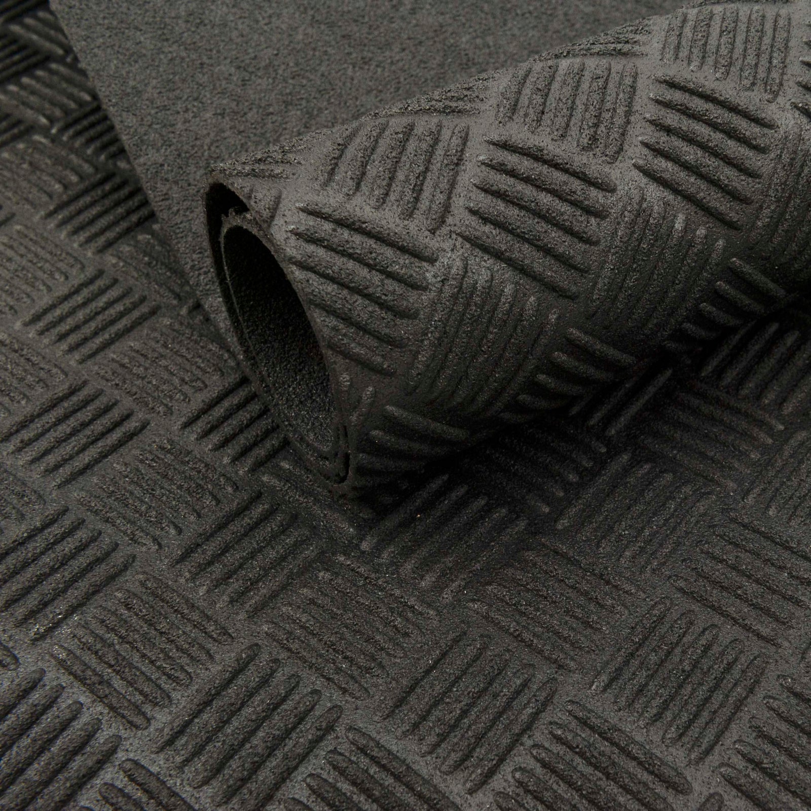 Round Bbq Floor Protection Mat | 120cm | Black