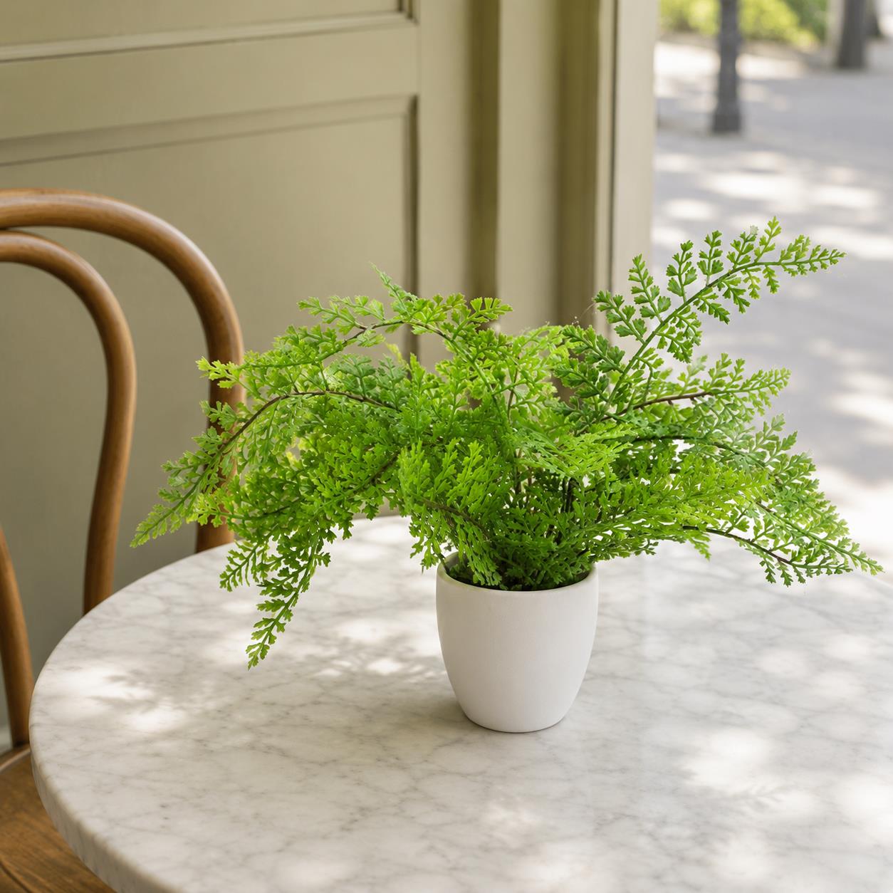 Artificial 30cm Potted Royal Fern