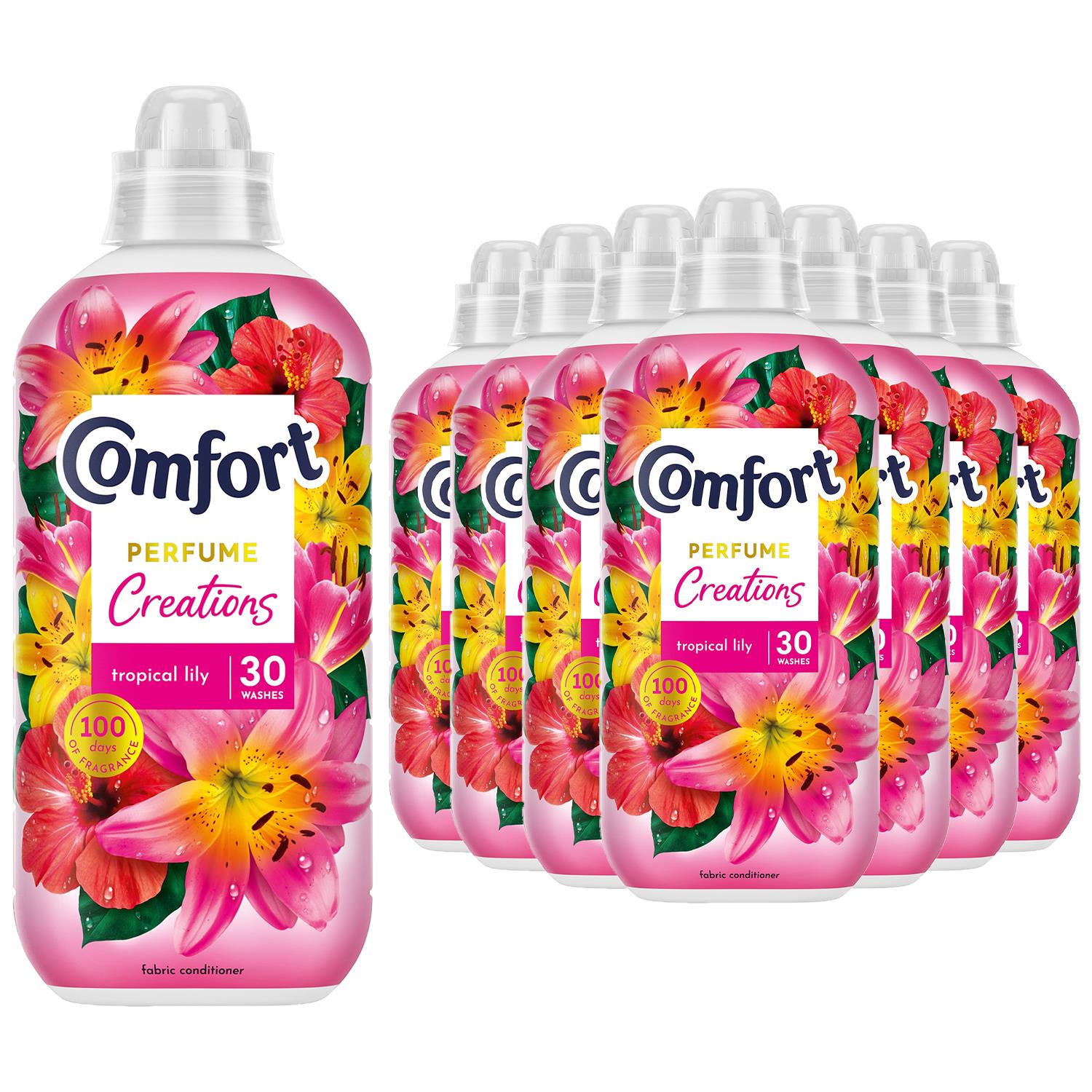 Fabric Conditioner Perfume Creations Tropical Lily, 30w 900 Ml, 8 Pack