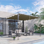 Pergola Cover For 3 X 3m Pergola, Replacement Canopy Only | Tan