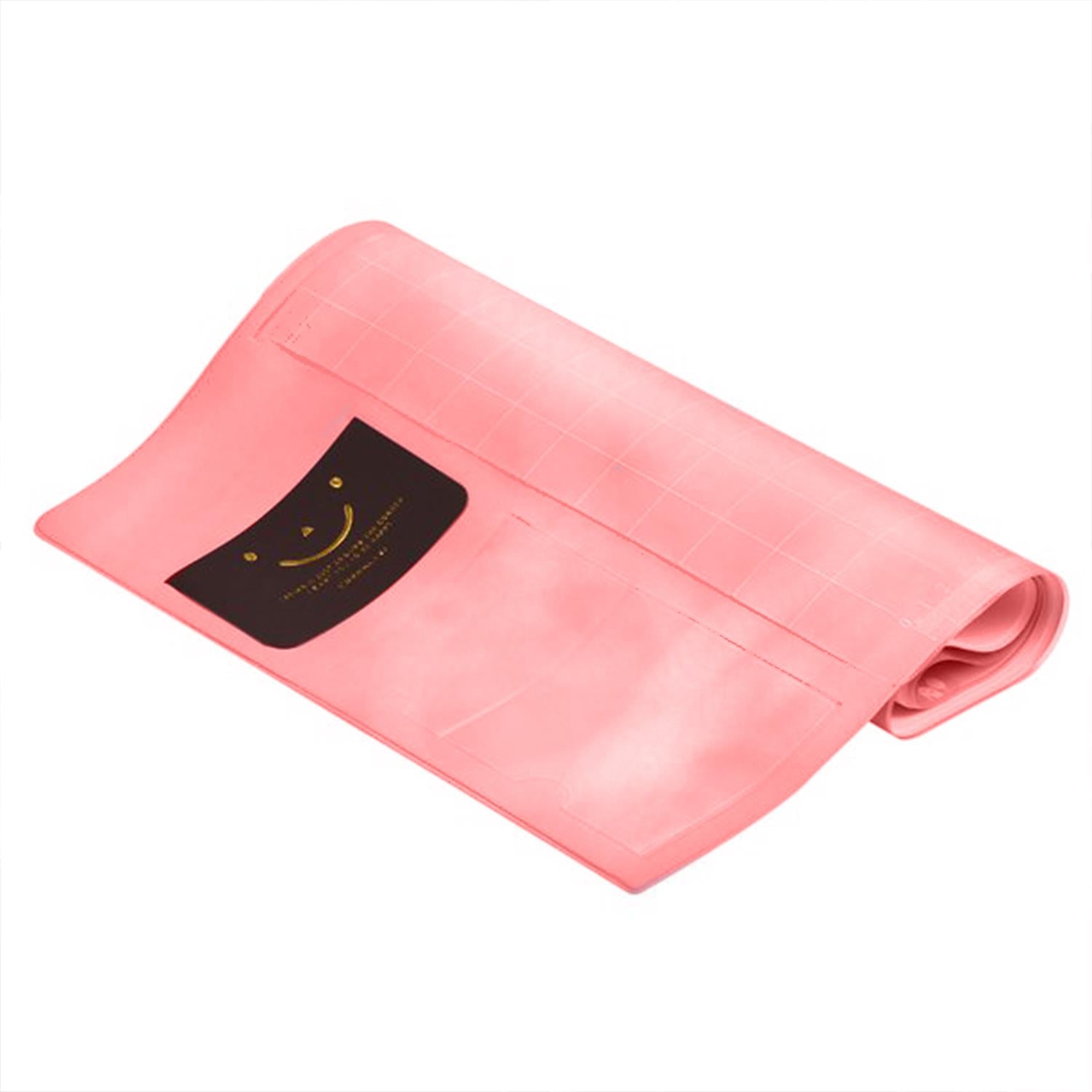 Multifunctional & Eco-friendly Office Desk Mouse Mat Pvc+ds Material | Pink