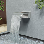 0.2-0.6m Back Entry Stainless Steel Water Blade-13 cm Spout Width | XS | Silver