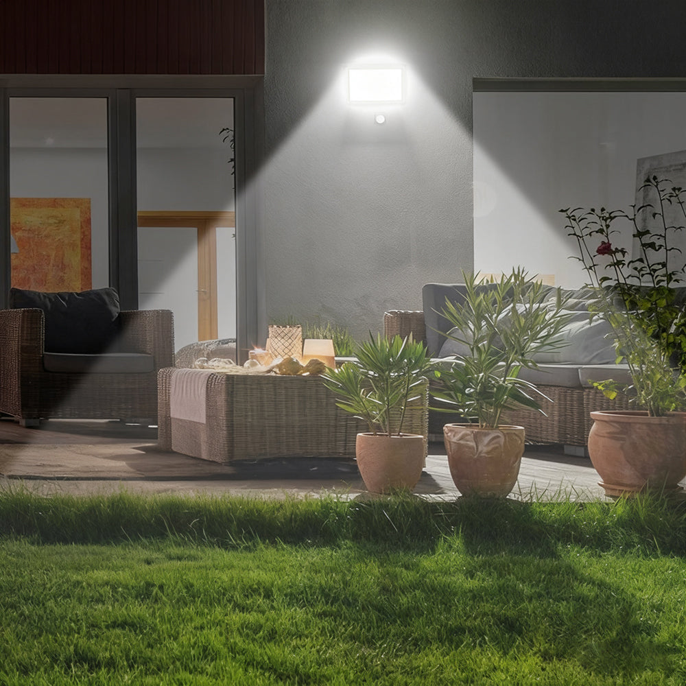Led Floodlight With Motion Sensor – 180° Detection, Ip66 Waterproof, Adjustable Delay-off Time – Ideal For Outdoor Security Lighting (10w/30w) | Small