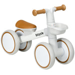 1-3 Year Kids Balance Bike, No Pedal | White