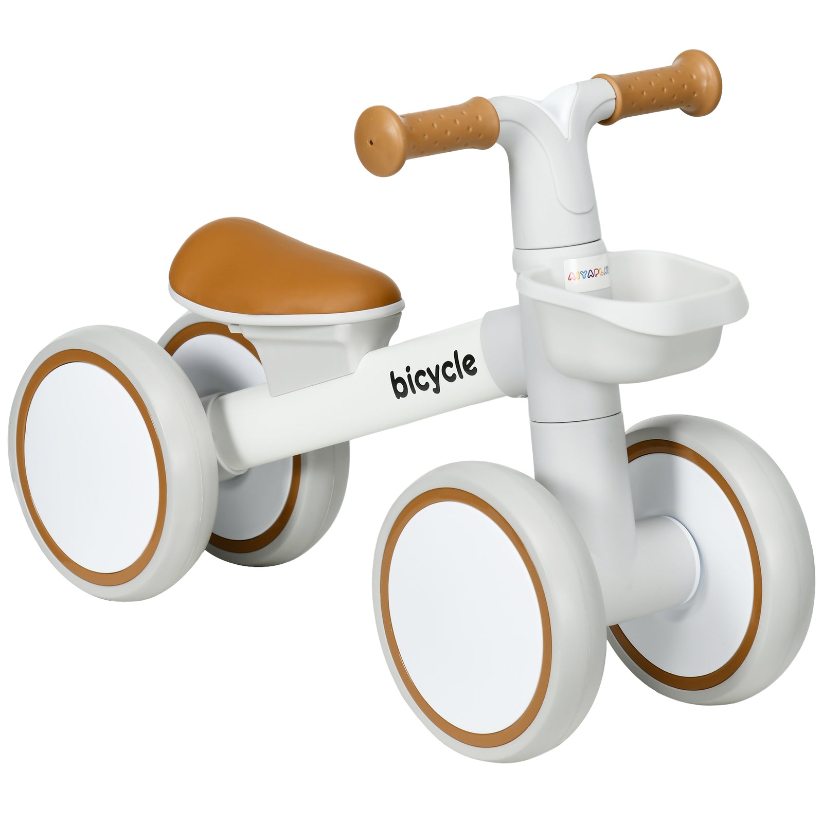 1-3 Year Kids Balance Bike, No Pedal | White