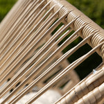 Cocona 2 Seat Standing Egg Chair | One Size | Cream