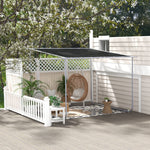 Mobile Pergola, Event Shelter W/ Wheels Uv-resistant Canopy