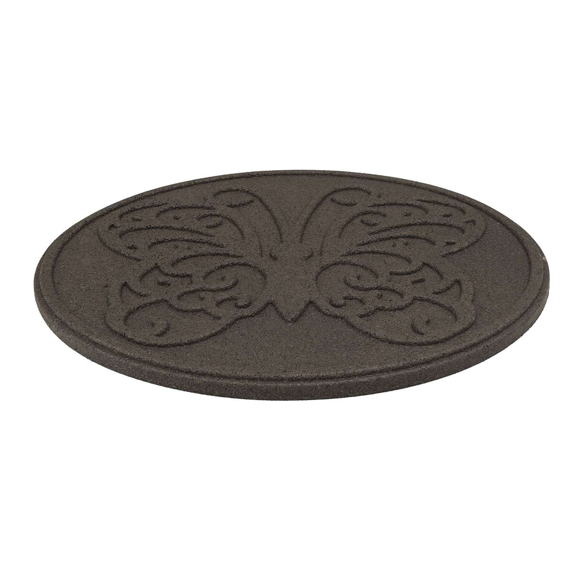 Recycled rubber Reversible Stepping Stone - Butterfly | Set of 4 | Brown